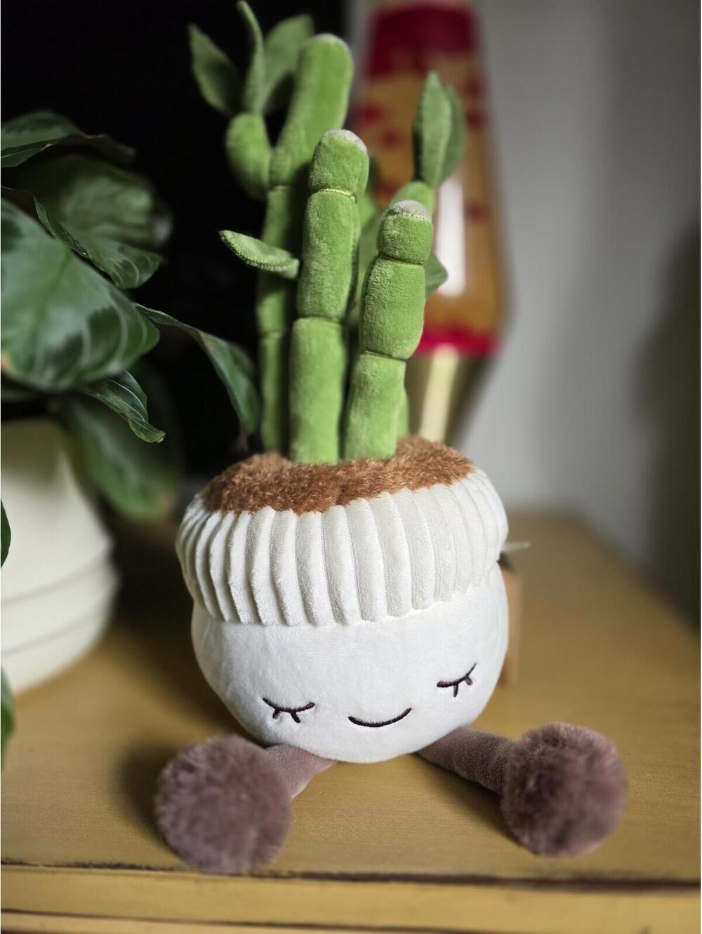 NWT Greenhouse by Russ Malia the Lucky Bamboo Plush Plant 12"